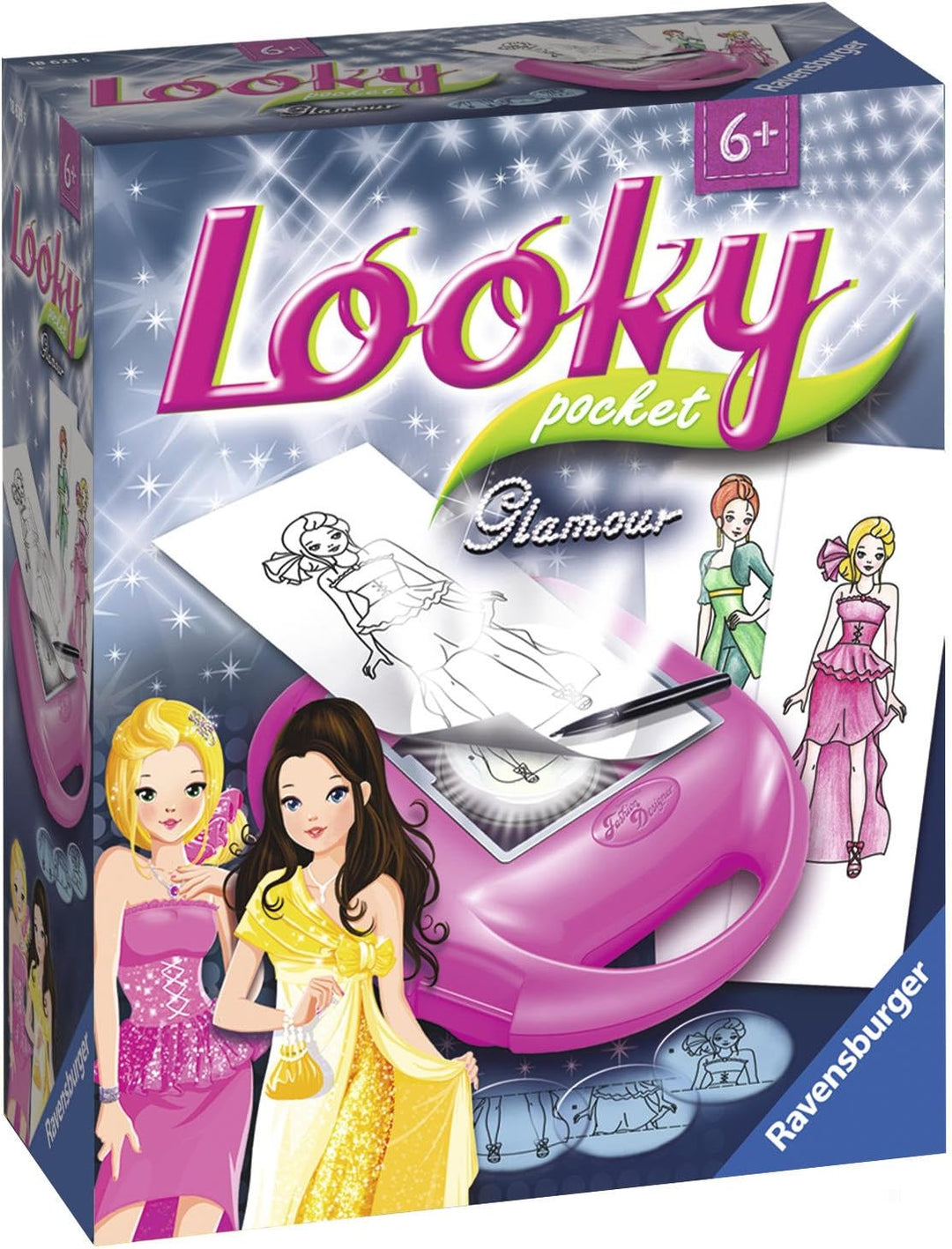 Ravensburger – 18623 – Freizeit Kreative – Looky Pocket Glamour Looky Medium Format Andere, Kreativ