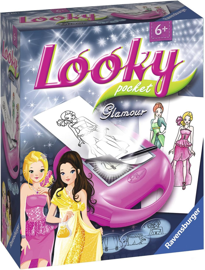 Ravensburger – 18623 – Freizeit Kreative – Looky Pocket Glamour Looky Medium Format Andere, Kreativ