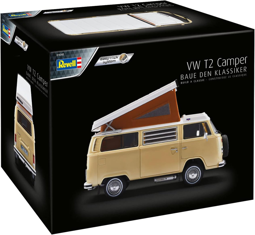 Revell Adventskalender VW T2 Camper easy-click I Adventskalender zum Basteln I Auto Adventskalender