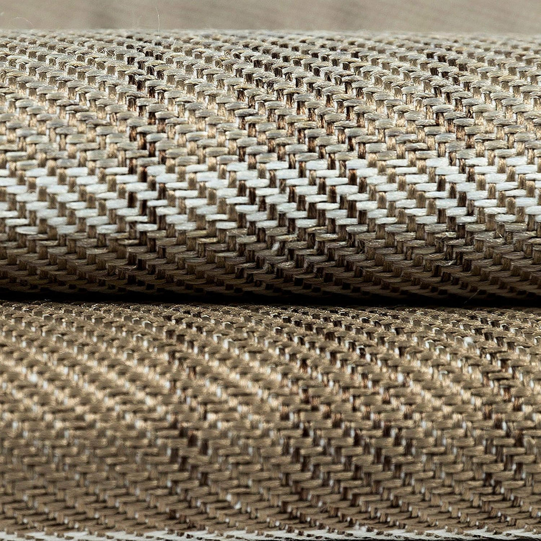 McAlister Textiles Angus | Kissenbezug für Sofakissen in Beige Natur | 43 x 43cm | gewobenes Kariert