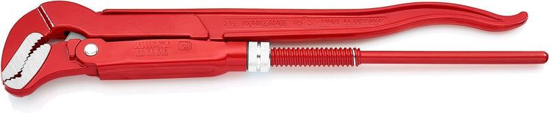 KNIPEX Rohrzange S-Maul, Chrom-Vanadium, rot pulverbeschichtet, 420 mm, 83 30 015 420 mm, Spannweite