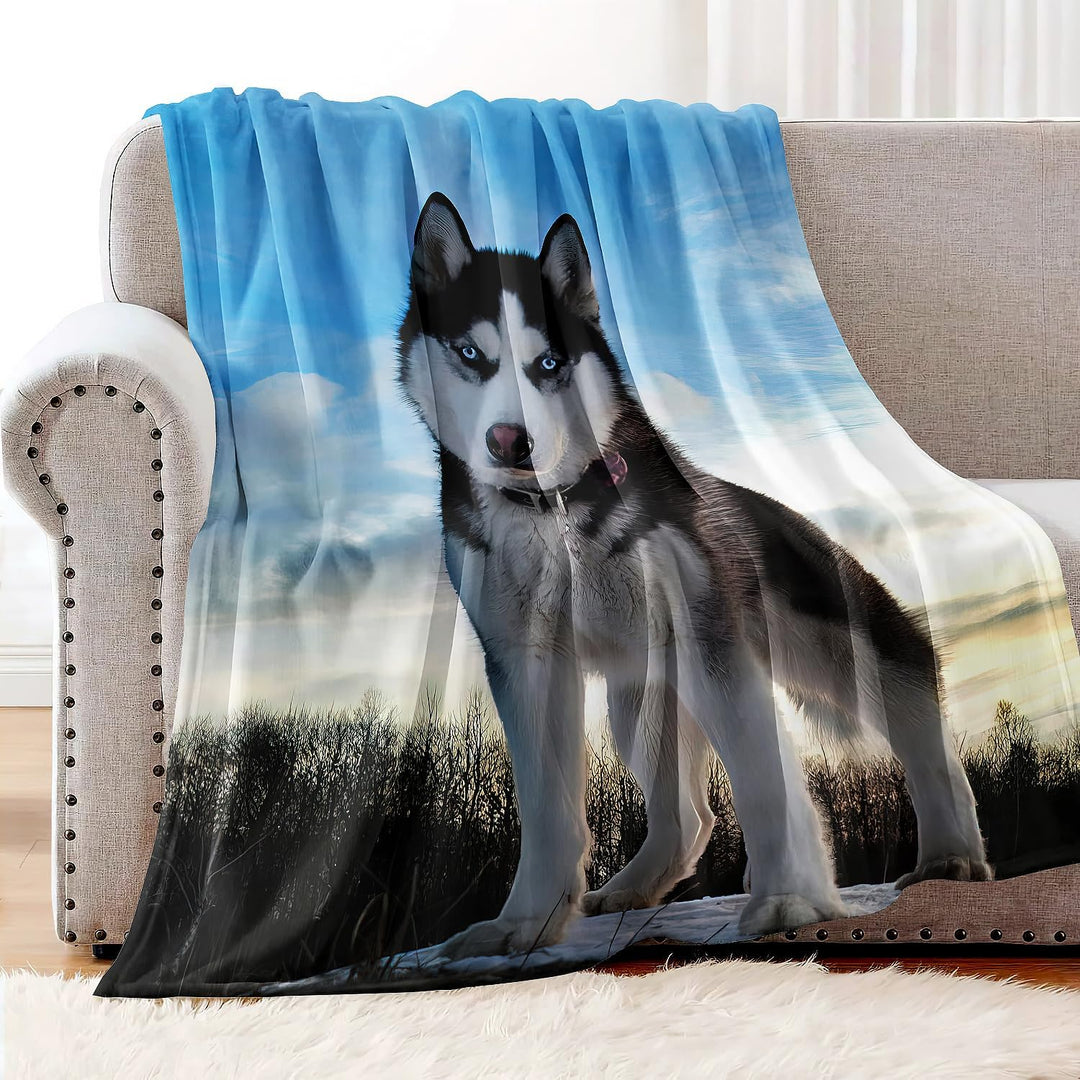 YISUMEI Decke 150x200 cm Kuscheldecken Sanft Flanell Weich Fleecedecke Bettüberwurf weisse Schwarze