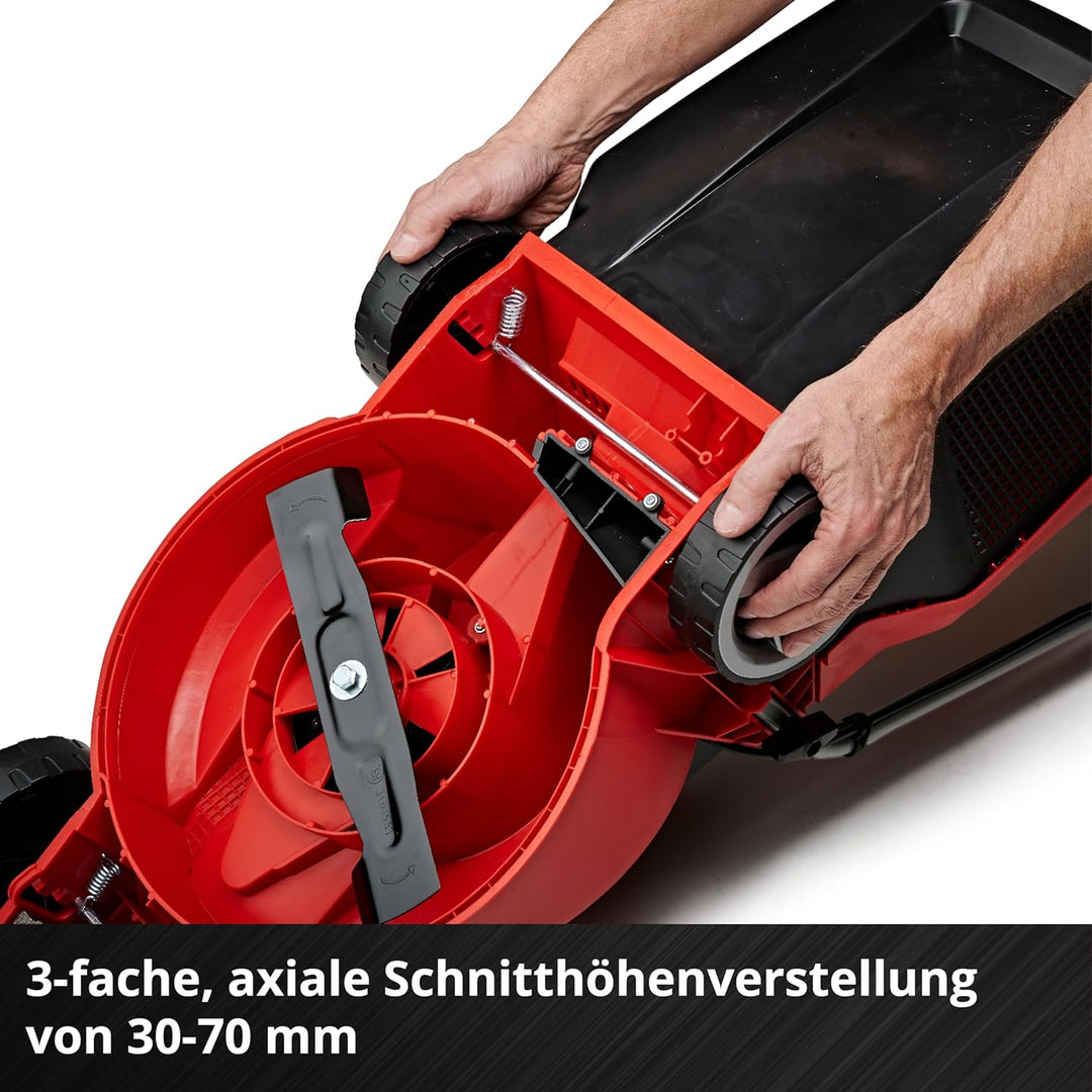 Einhell Akku-Rasenmäher GE-cm 18 Li Set Power X-Change (18 V, 30 cm Schnittbreite, bis 150 m², Brush
