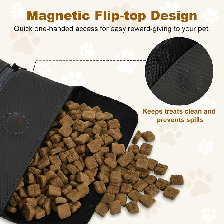 Hunde Leckerlitasche mit Trainings-Clicker, Magnetverschluss