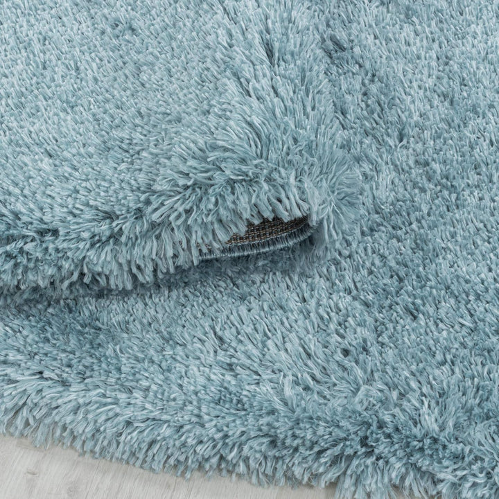 Hochflor Teppich Wohnzimmer Einfarbig Schlafzimmer Esszimmer Flur Läufer Unicolor & Einfarbig Weich