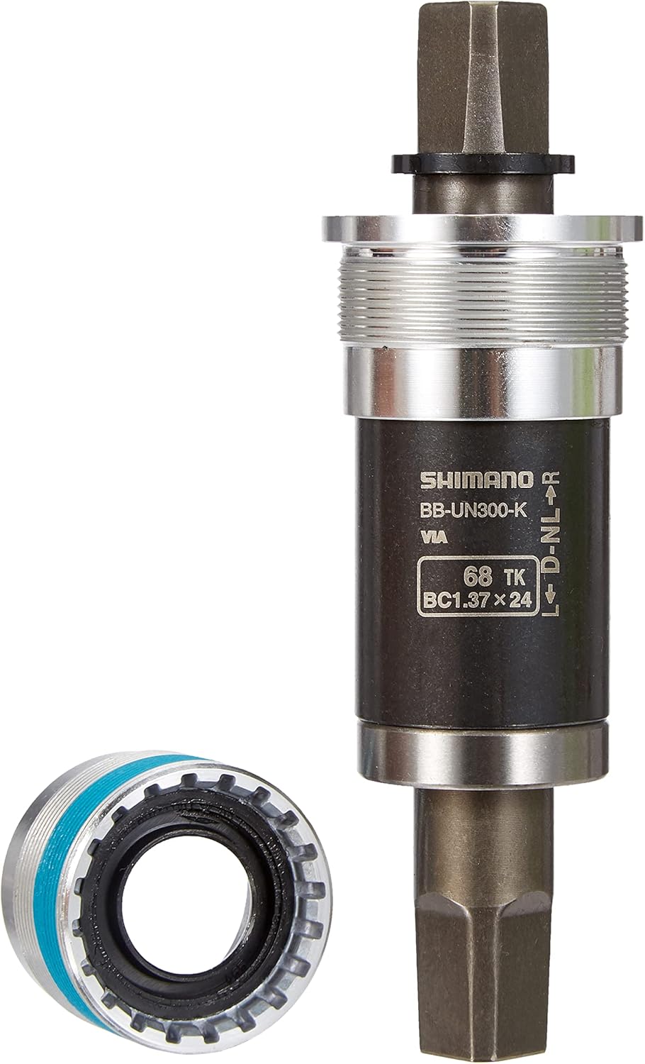 Shimano UN300 Englisches Innenlager Schwarz 68-107 mm, Schwarz 68-107 mm
