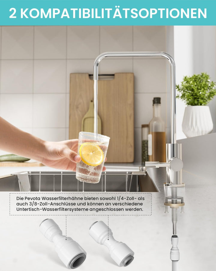 Trinkwasserhahn, Wasserhahn Küche Für Umkehrosmose Oder Wasserfiltersystem, Küchenarmatur Aus Edelst