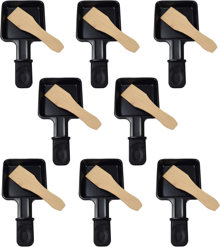 Syntrox Germany Edelstahl Design Raclette Uri mit Grill und Heisser Stein für 8 Personen