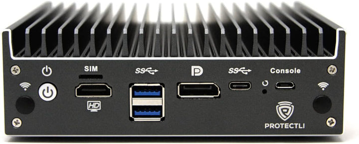 Protectli Vault Pro VP2420-4 Port, Firewall Micro Appliance/Mini PC - Intel Celeron J6412, DDR4 RAM,
