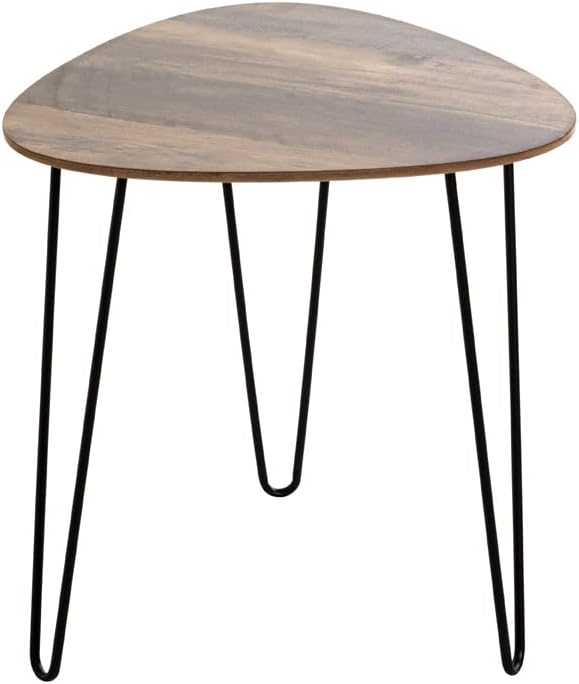 HAKU Möbel Beistelltisch, MDF, schwarz-eiche, B 40 x T 40 x H 43 cm Schwarz-eiche 40 x 40 x H 43, Sc