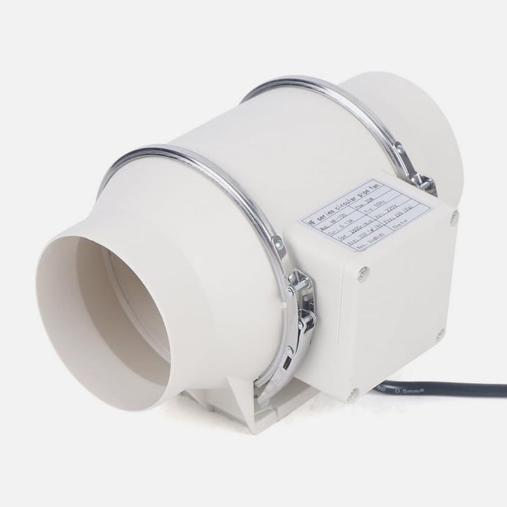 Inline Rohrventilator 100mm/150mm/200mm - 220m³/h Reinkupfermotor Abluftventilator Kanalventilator L