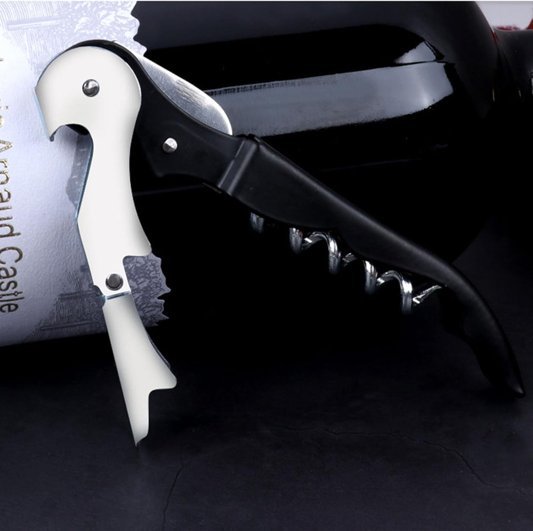 Weinflaschenöffner, Professionelle Kellner Korkenzieher Weinöffner Set, Edelstahl Scharniere Weinsch