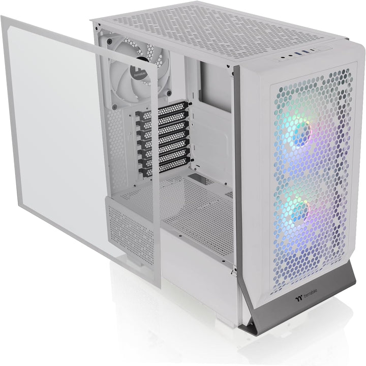 Thermaltake Ceres 300 TG ARGB, Mid Tower Chassis, White Snow, Snow