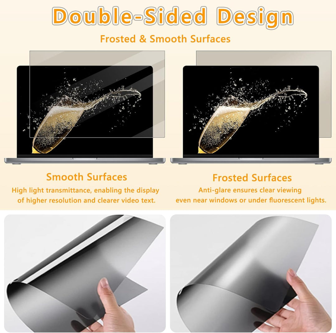 Blickschutzfolie für Laptop 15.6 Zoll, Sichtschutzfilter Privacy Screen Filter, Anti Blaulicht Blend