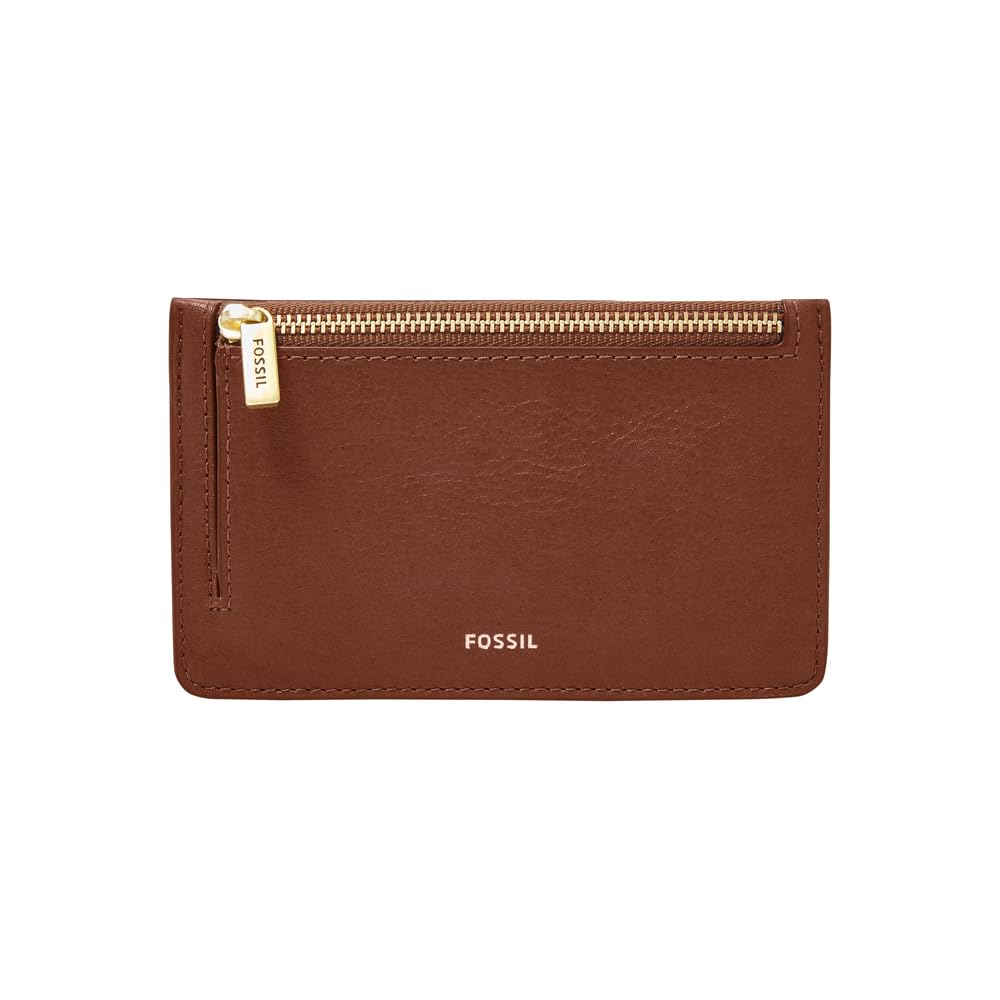 Fossil Damen Logan Card Case, Braun