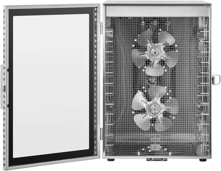 Royal Catering RCDA-500/45S Dörrgerät Dörrautomat Obsttrockner Dörrapparat Dehydrator Obst 800 W 12
