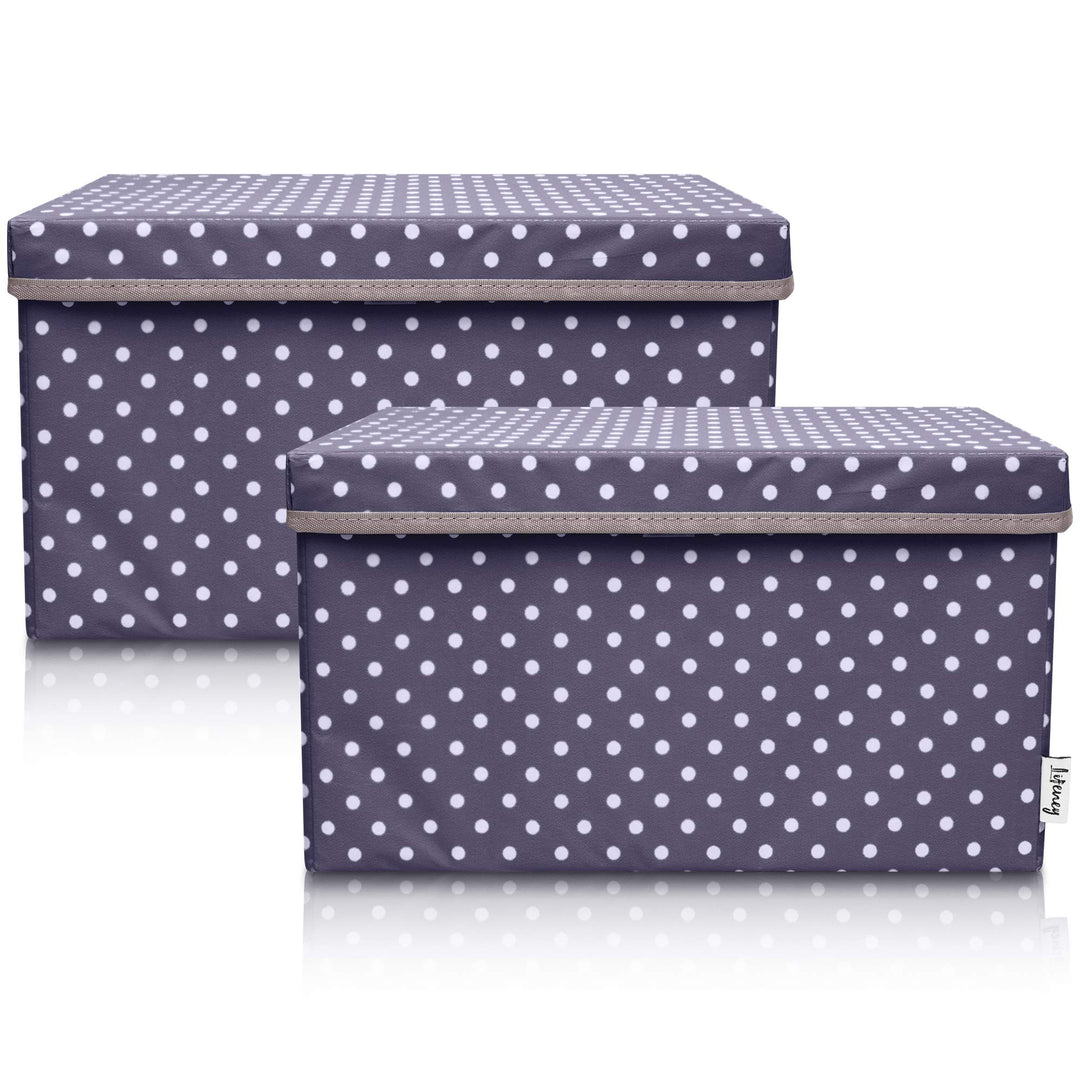 2-Set Aufbewahrungsbox Kinder (37x25x21cm) I Aufbewahrungskorb für Kinderzimmer und Wohnbereich I Ki
