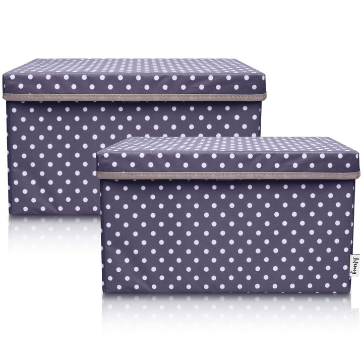 2-Set Aufbewahrungsbox Kinder (37x25x21cm) I Aufbewahrungskorb für Kinderzimmer und Wohnbereich I Ki