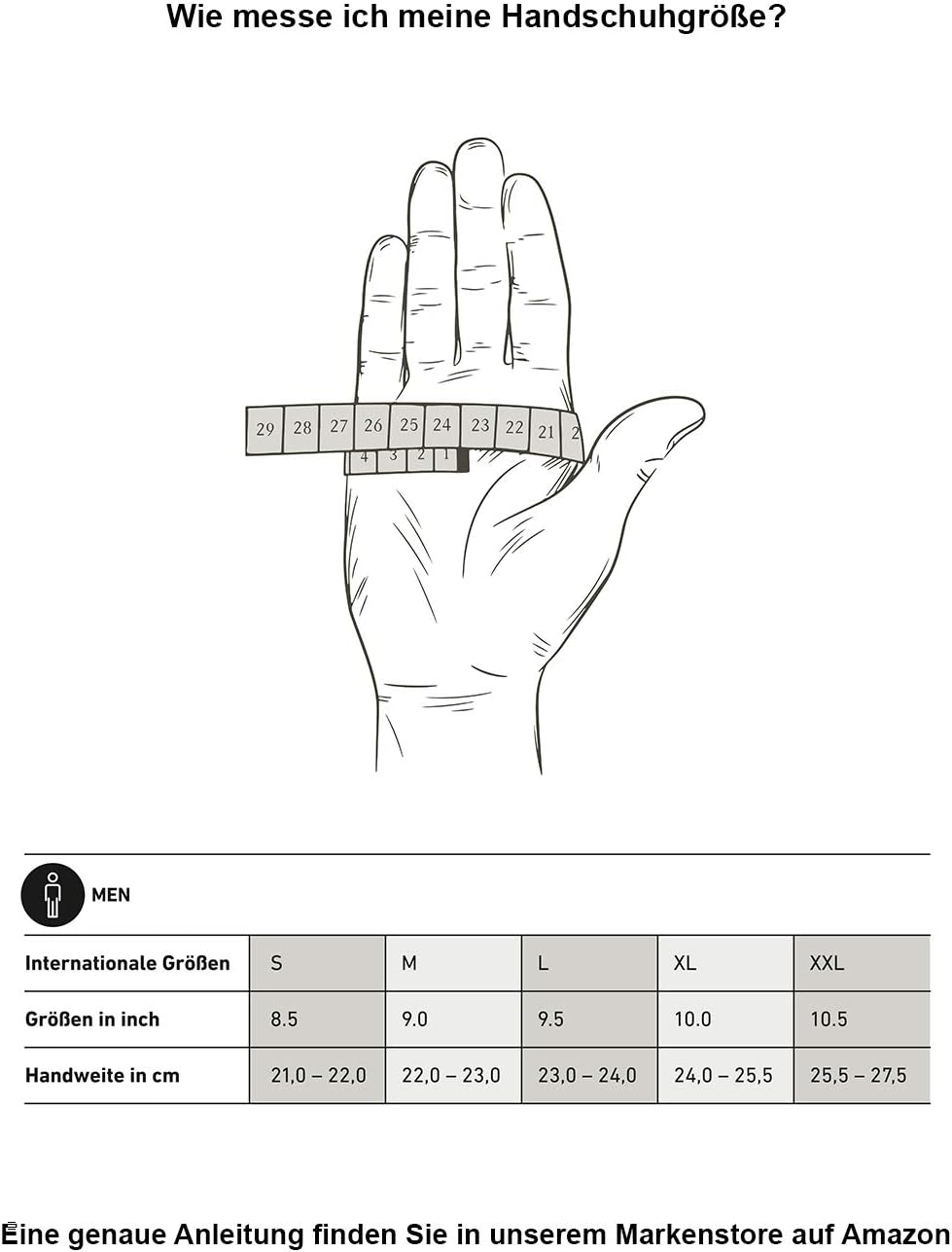 PEARLWOOD Herren Handschuhe HENRY aus Hirschleder L (9.5) d.brown (310), L (9.5) d.brown (310)