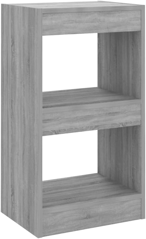 WIFESE Bücherregal Raumteiler 40x30x72 cm 2 Fächer Holzregal Regal für Arbeitszimmer Büro Wohnzimmer