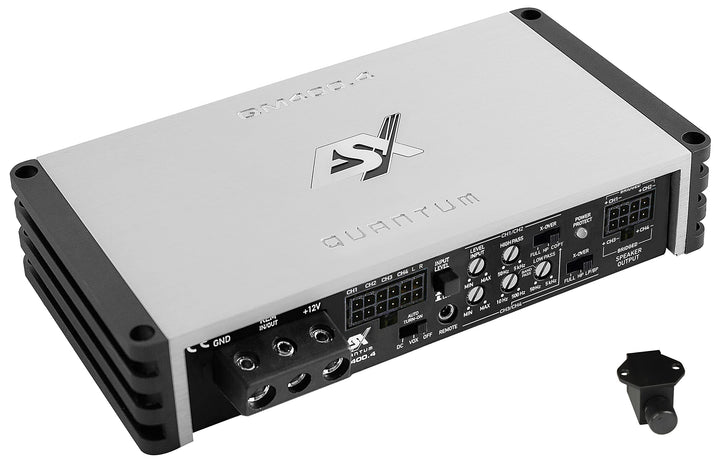 B-Ware K ESX QM400.4 | 4-Kanal Class D Mini Digital Verstärker Endstufe 450 Watt RMS Ausgangsleistun