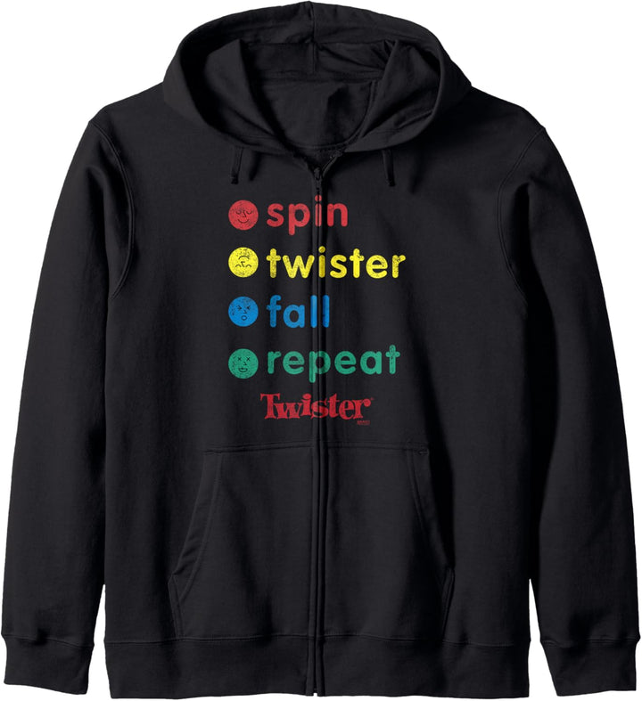 Twister Spin Twister Fall Repeat Kapuzenjacke