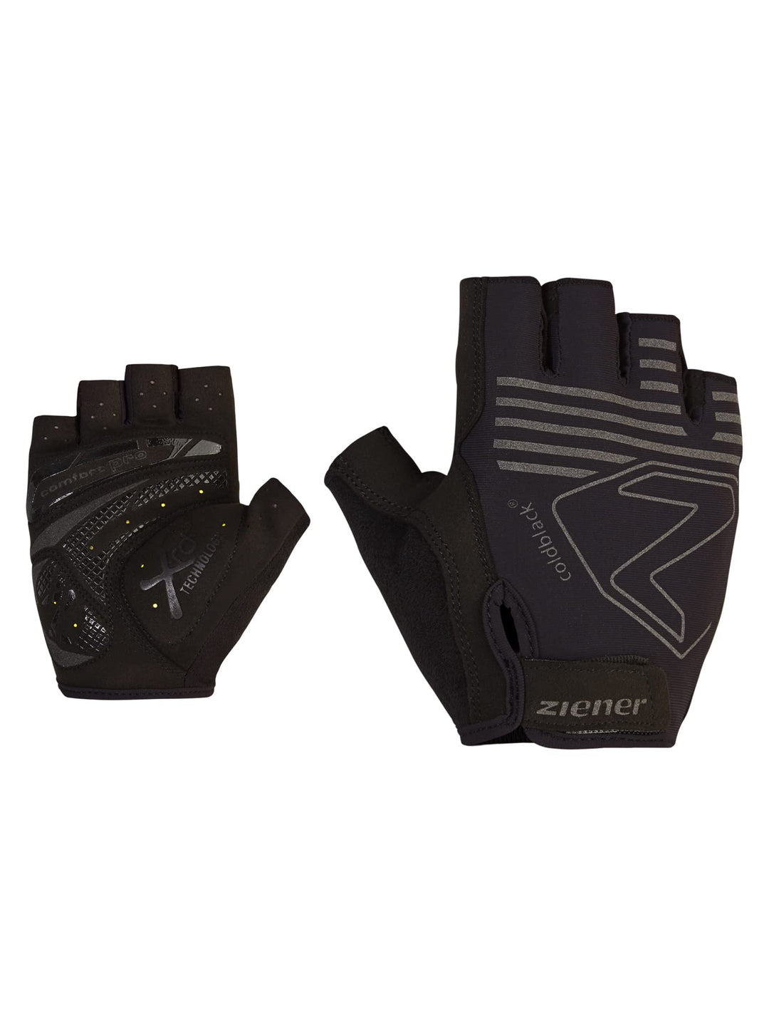 Ziener Herren Canso Fahrrad-/Mountainbike-/Radsport-Handschuhe | Kurzfinger-atmungsaktiv/dämpfend, 7