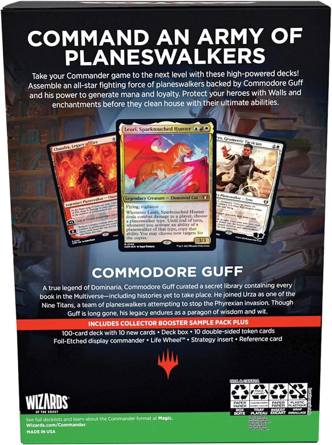 Magic: The Gathering Commander Masters Commander Deck - Planeswalker Party (2-Card Collector Booster