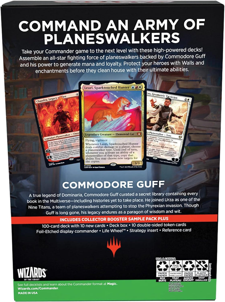 Magic: The Gathering Commander Masters Commander Deck - Planeswalker Party (2-Card Collector Booster