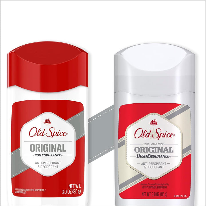 Old Spice High Endurance, Original Scent Men's Anti-Perspirant & Deodorant 3 Oz (Pack of 6) by Old S