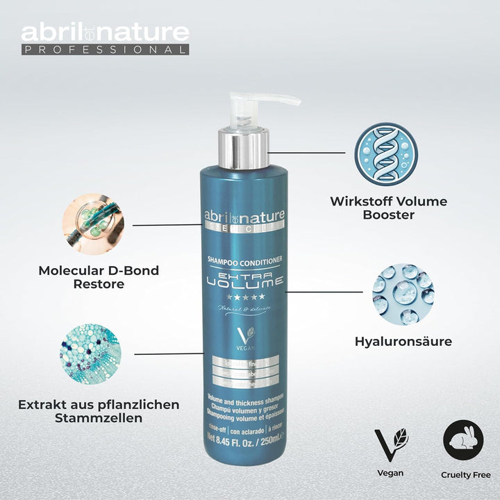 Shampoo, um dem Haar maximales Volumen zu verleihen Age Reset 1000ml. abril et nature feines und zar