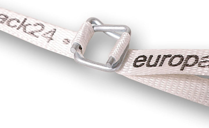 300 Stück 32mm Drahtverschlussklemmen | verzinkt | für 32mm Umreifungsband/Kraftband | Metallschnall
