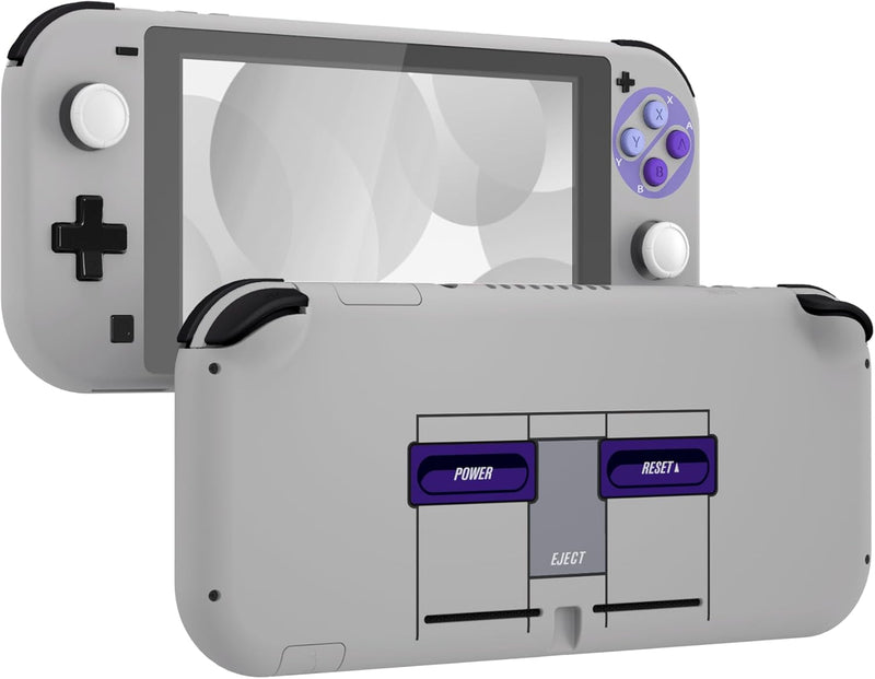 eXtremeRate Full Case Shell für Switch Lite Console, DIY-Ersatz Hülle Gehäuse & Tasten & Schutzfolie