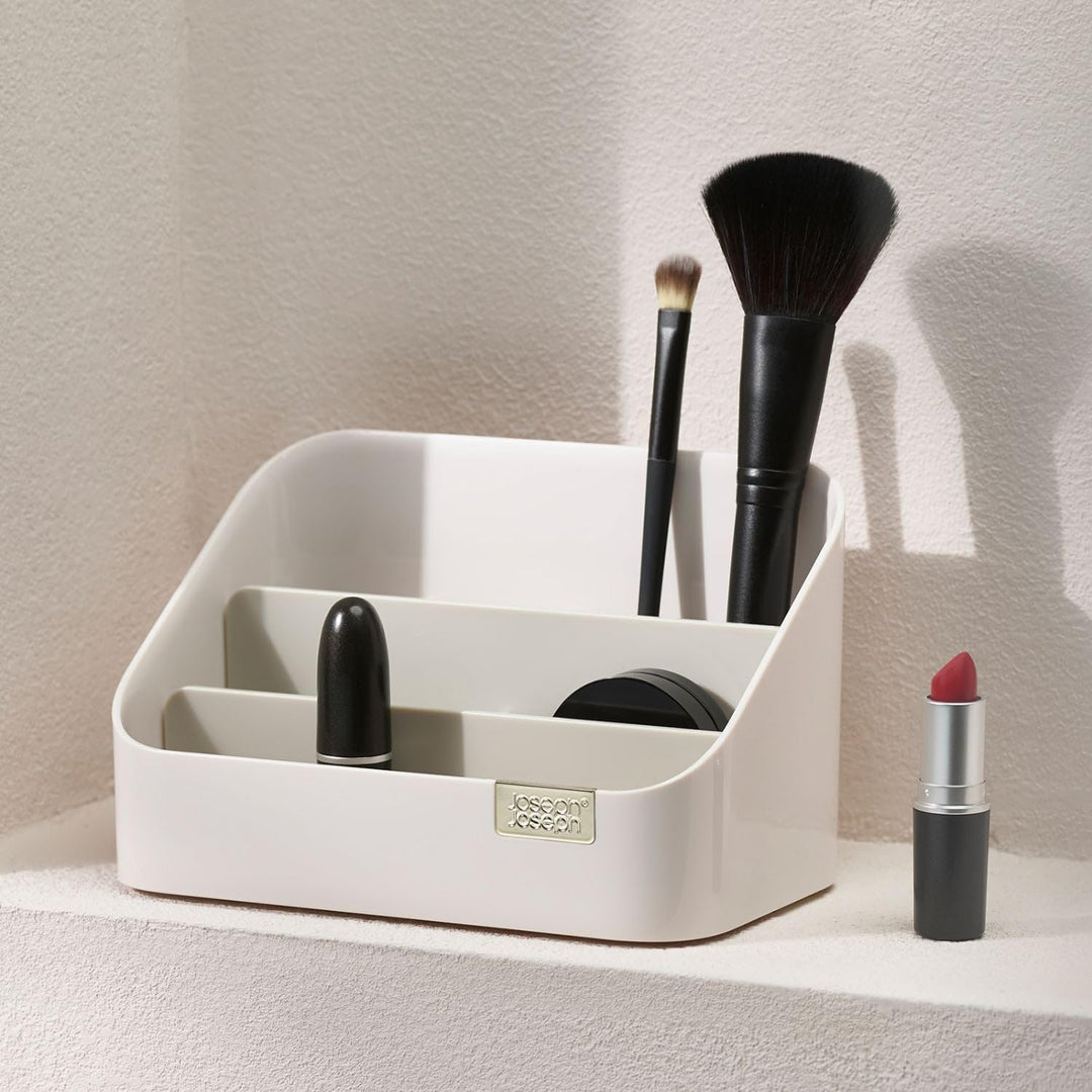Joseph Joseph Tiered Beauty Make Up Kosmetik-Organizer mit Trennwänden Aufbewahrungsbox für Schlafzi