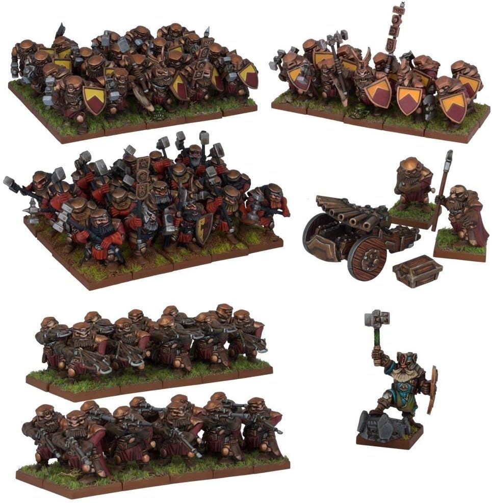 Unbekannt Mantic Games MGKWD110 Zwerg-Armee-Miniaturspiel, Mehrfarbig