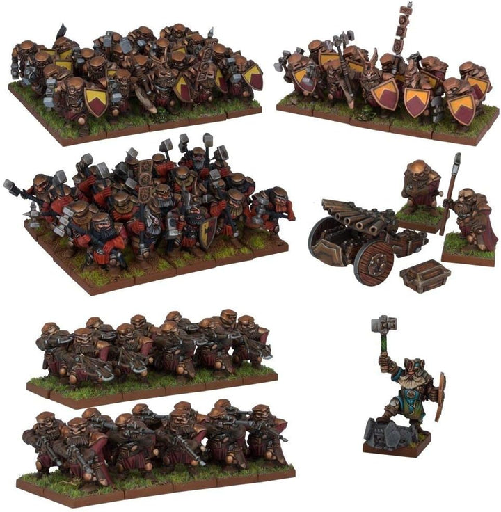 Unbekannt Mantic Games MGKWD110 Zwerg-Armee-Miniaturspiel, Mehrfarbig