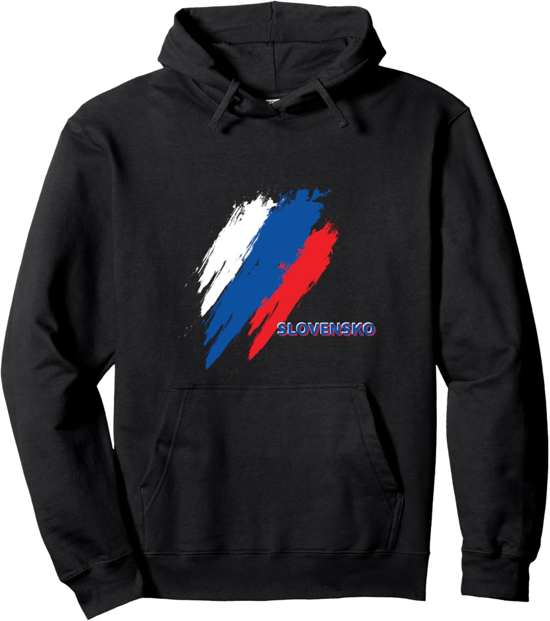 Flagge Slowakei Pullover Hoodie