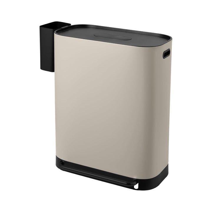 SVITA MLT2X30 Mülleimer Treteimer Abfalleimer 60l 2 Fächer freistehend mit Deckel inkl. Inneneimer T
