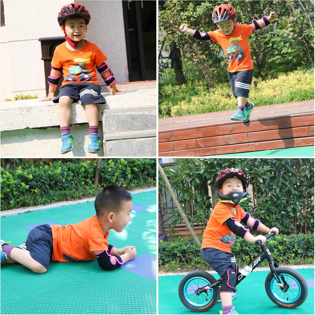 ONTYZZ Kinder Ellenbogenschützer Unterstützung Einstellbar Weiche Kinder Ellenbogenbandage Protector