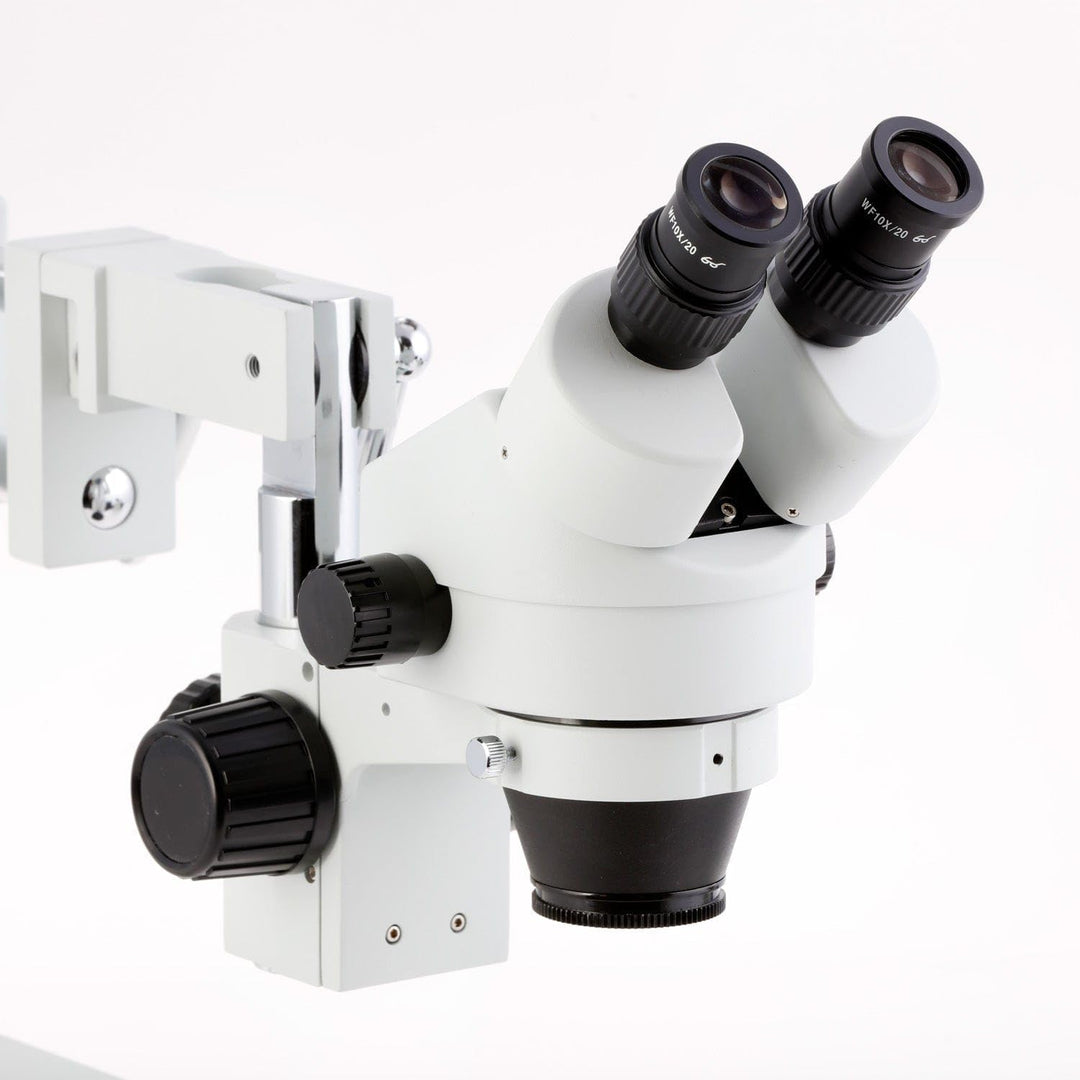 AmScope SM-4BZ-80S Inspektion des Zoom-Vergrösserungsschaltkreises Stereomikroskop mit 80 LED-Licht,