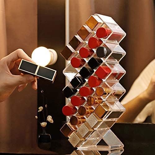 JessLab Lippenstift Organizer, Acryl Lippenstifthalter Lipgloss Tower Clear Kosmetika Makeup Organiz