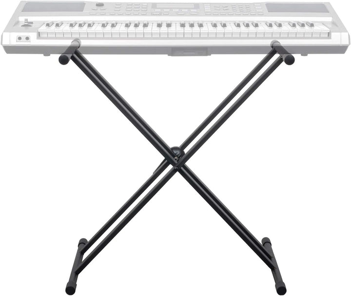 CASCHA Double X-Frame Keyboard Ständer höhenverstellbar aus Metall I Keyboard Stand Gestell für Keyb