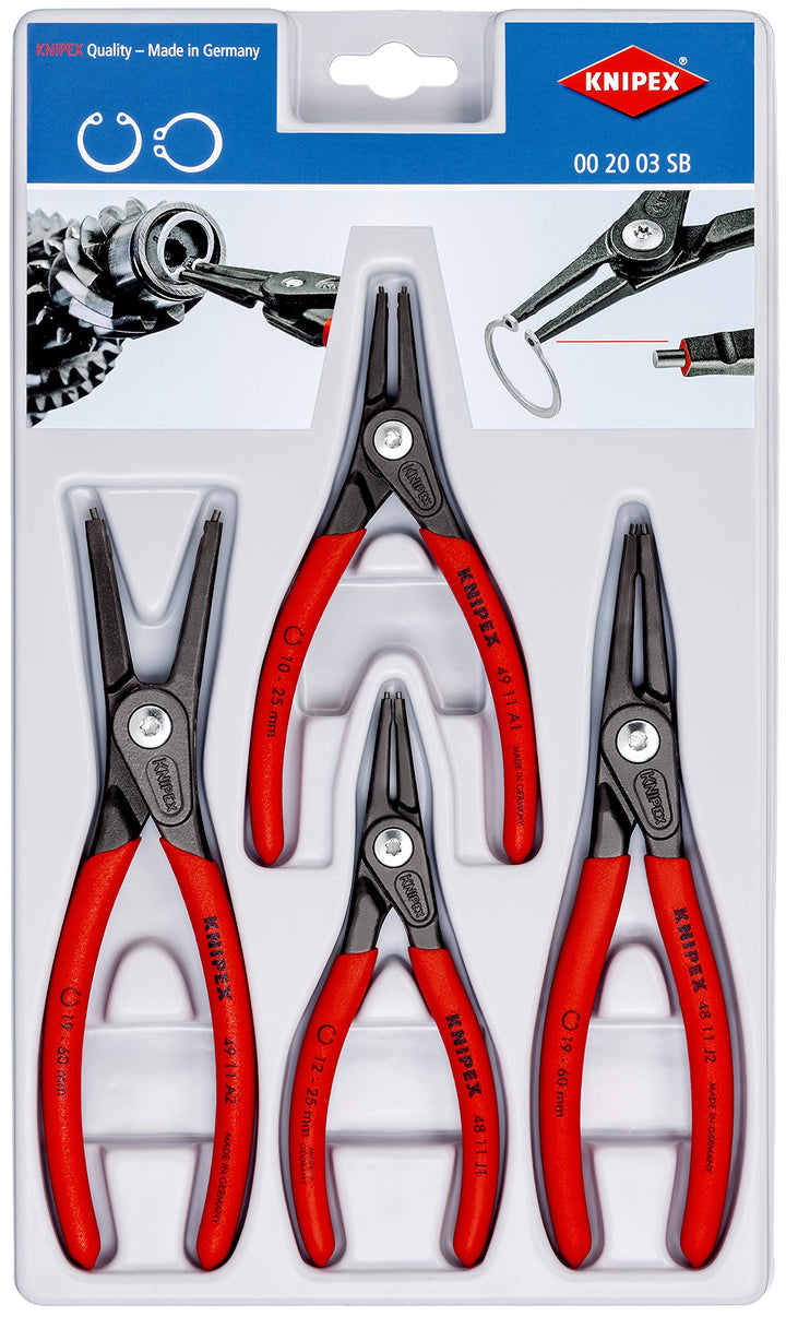 Knipex Präzisions-Sicherungsringzangen-Set 00 20 03 SB