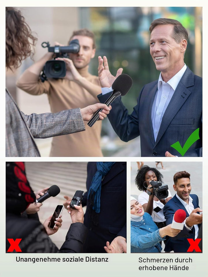 Tragbarer kabelloser Mikrofonständer für DJI-Mikrofon, Halterung für DJI Mic 2, tragbarer Mikrofonad