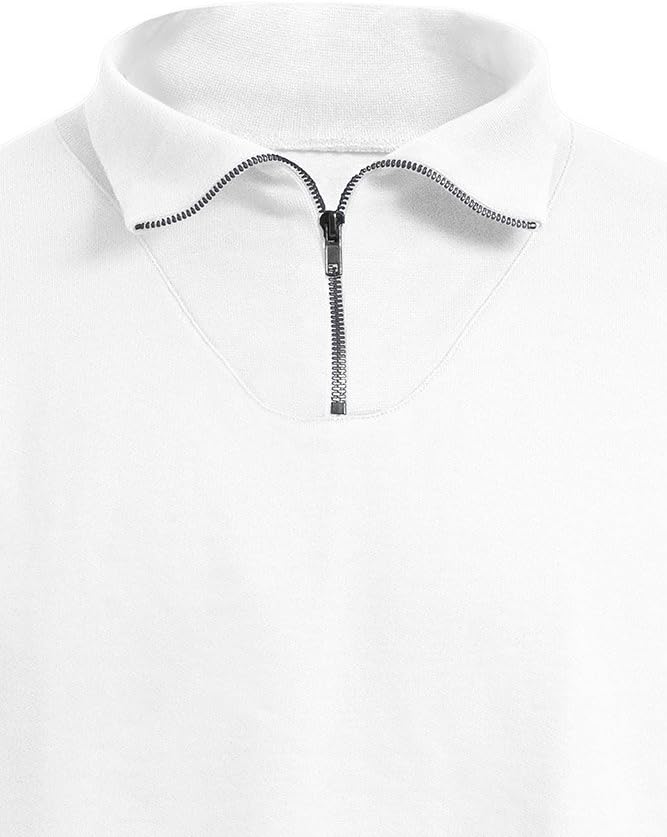 Troyer Sweatshirt Herren, Weiss, L