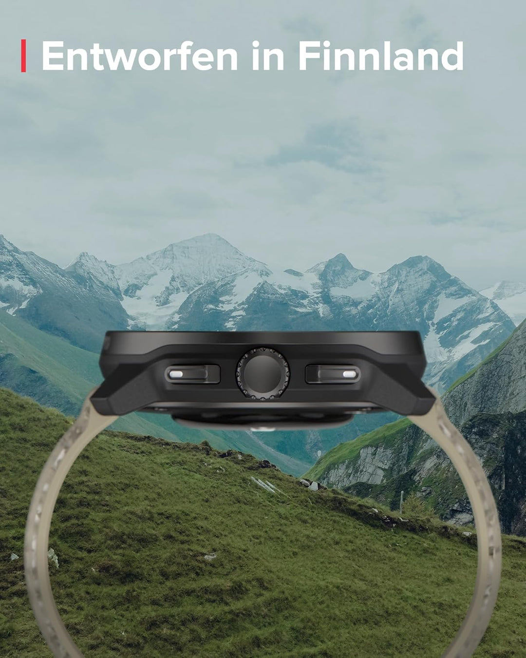 SUUNTO Race S Laufuhr mit AMOLED Touchscreen, Zweifrequenz GPS Sportuhr, Krone & Tastenbedienung, HR