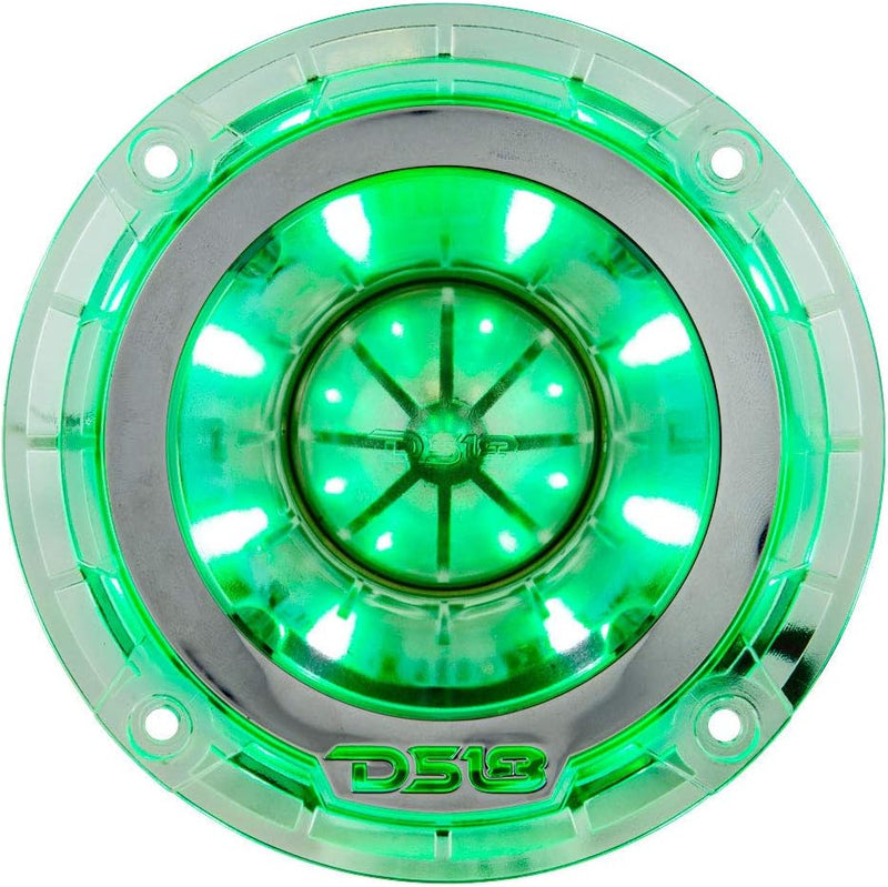 DS18 Car Audio Tweeter 1" Inch 300w Watt Dash Door Super Bullet PRO-TW4L Single RGB LED PRO-TW4L Ein