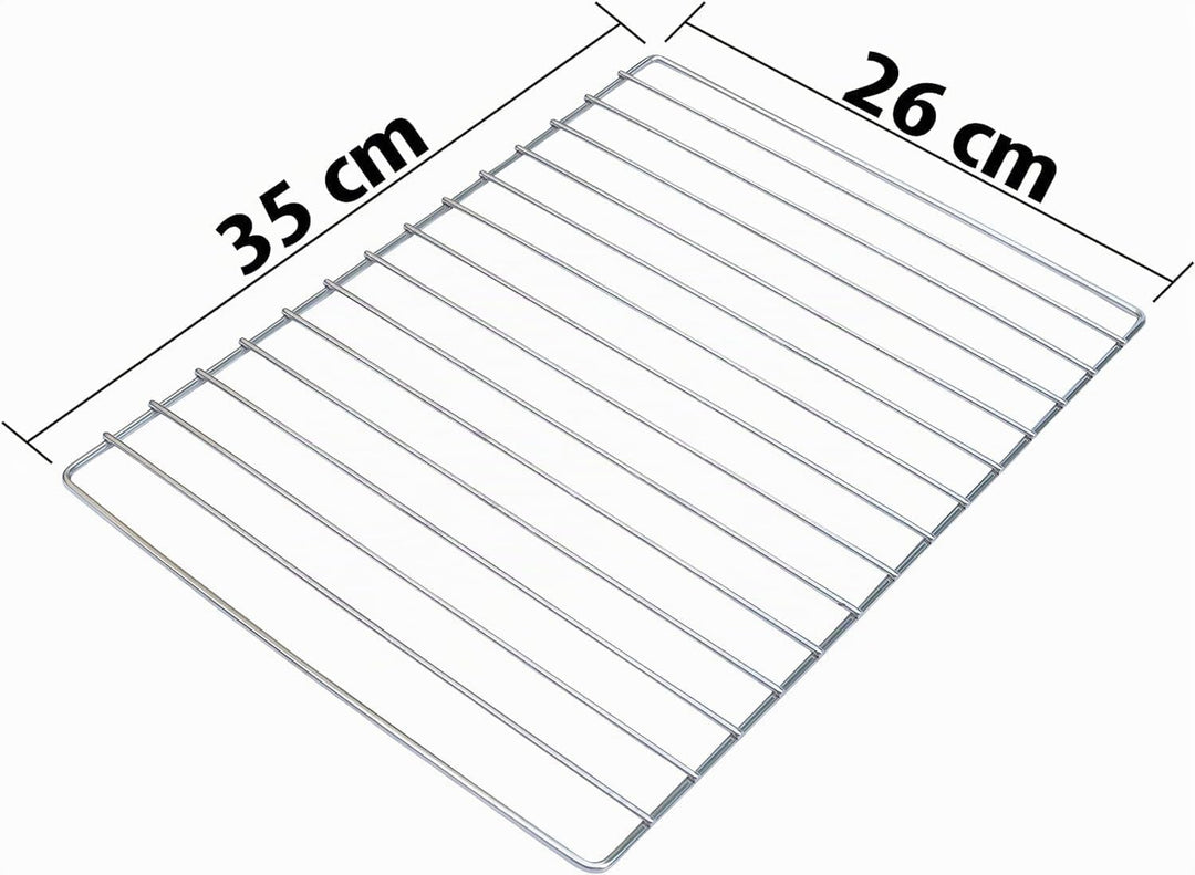 2 Stück Edelstahl Grillrost, Edelstahlrost, Rost, Grillrost Verschiedene Grössen (35 cm x 26 cm), 35