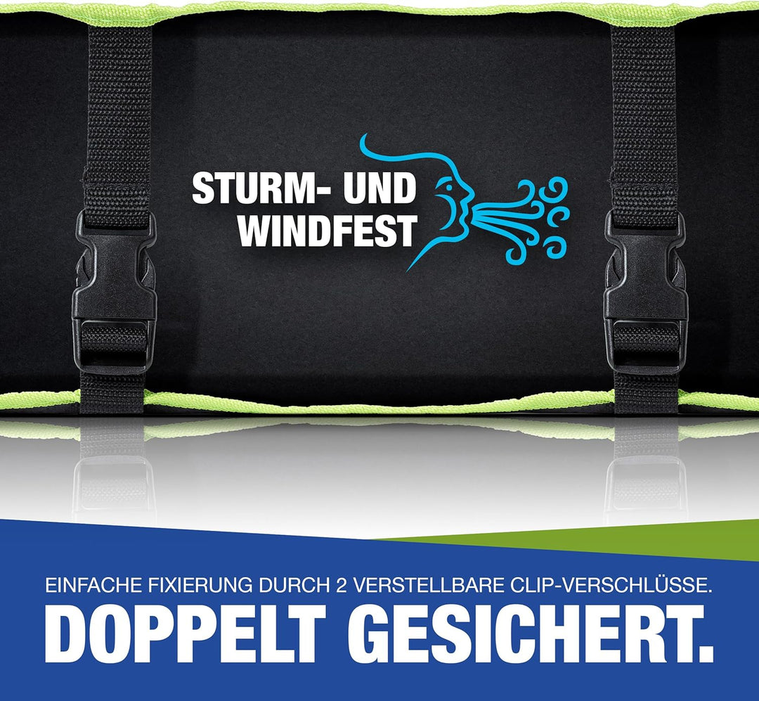 Deichselabdeckung Wohnwagen & Anhänger | Abdeckung Anhängerkupplung mit Doppel-Klickverschluss | Dei