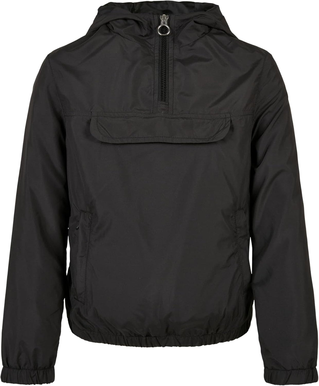 Urban Classics Damen Girls Basic Pullover Jacket 122-128 Schwarz, 122-128 Schwarz